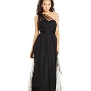 Black Convertible Tulle Gown for wedding/formal